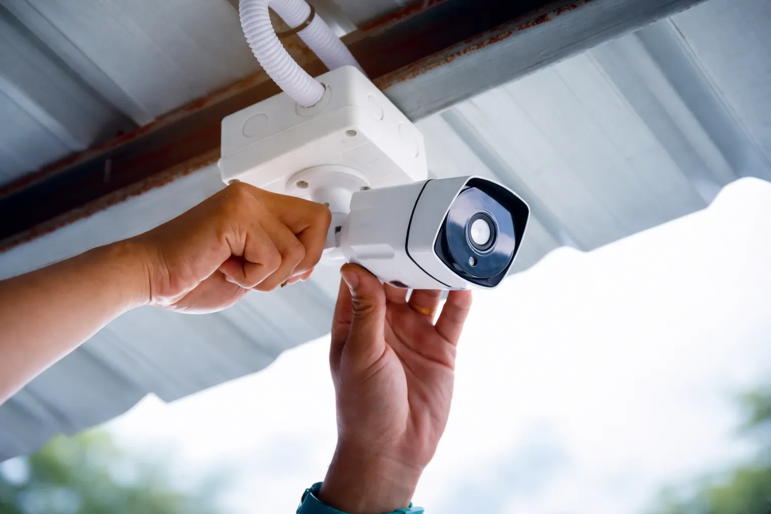 Professional new CCTV installation services by Encode Tech Solutions

