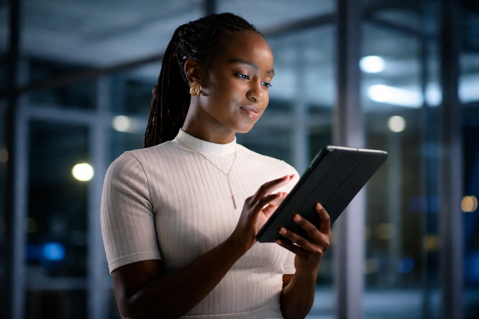 Modern office business network infrastructure