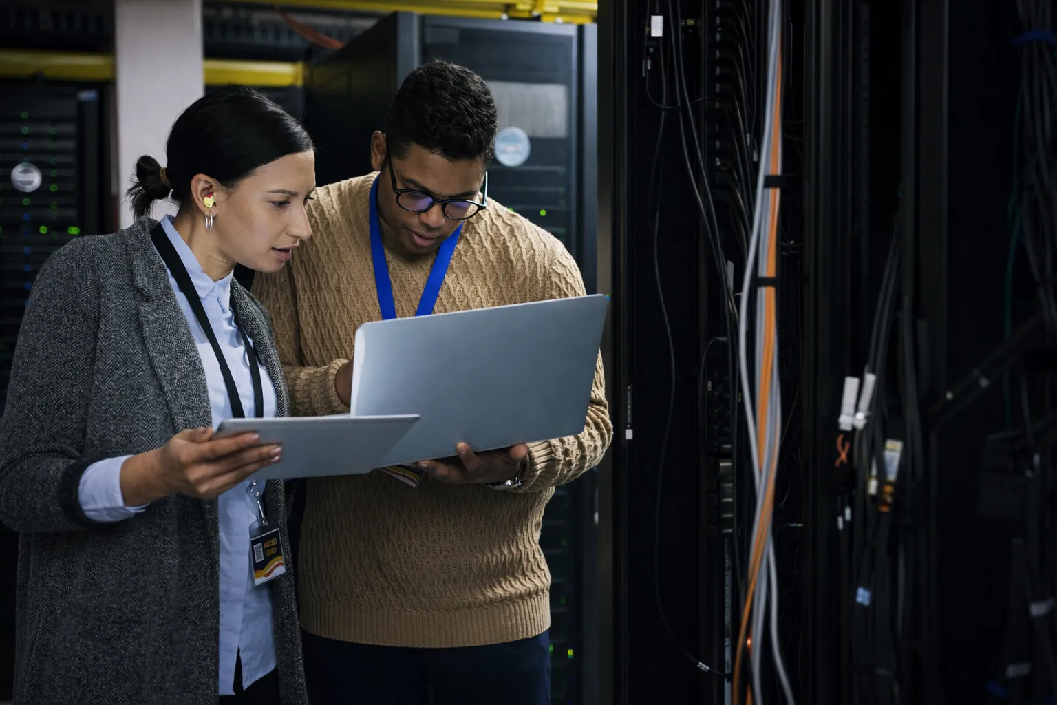 Network monitoring dashboard with health and performance metrics